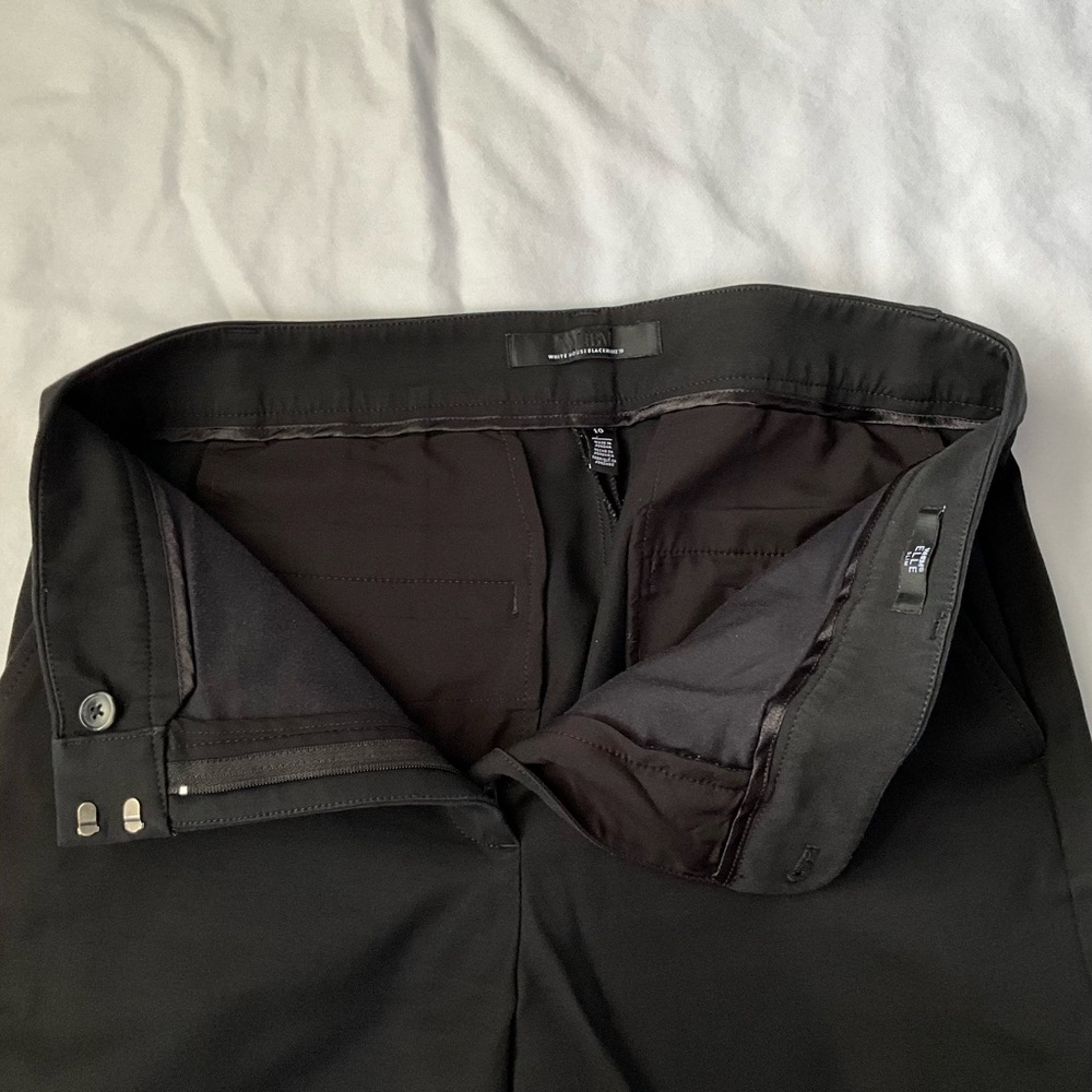 White House Black Market Classic Black Trousers
